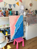 Battersea Texture Painting Workshop – Create Unique 3D Art with Acrylic & Quartz Sand